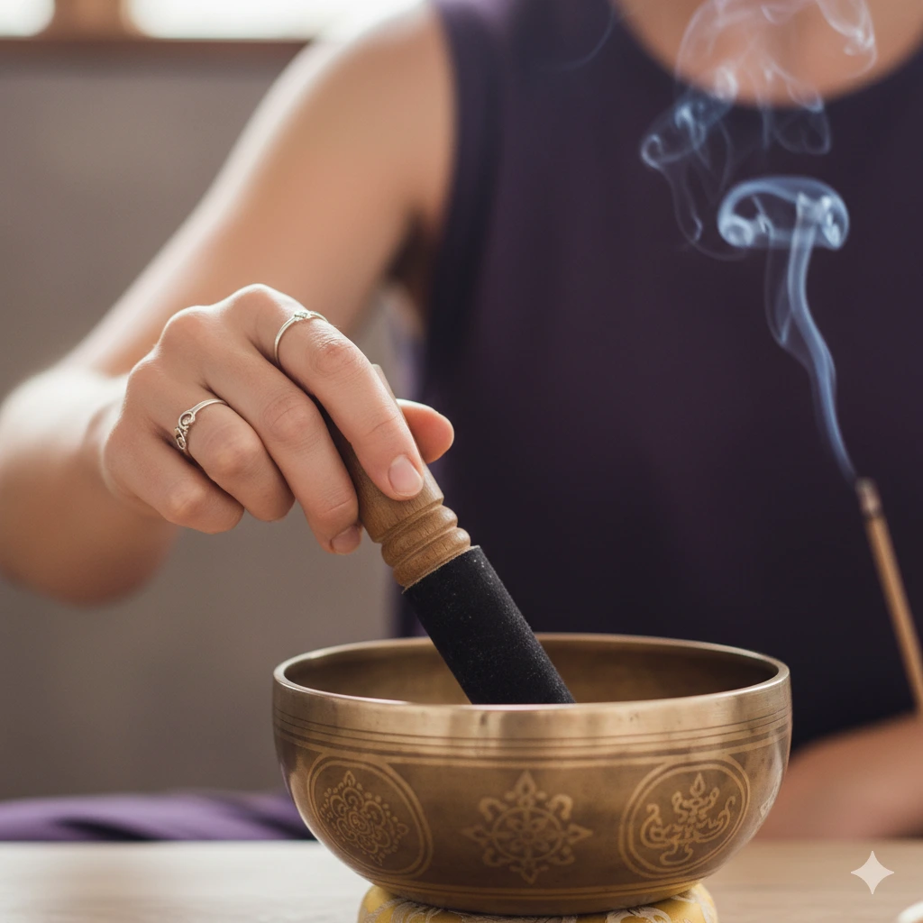 trattamento con campana tibetana