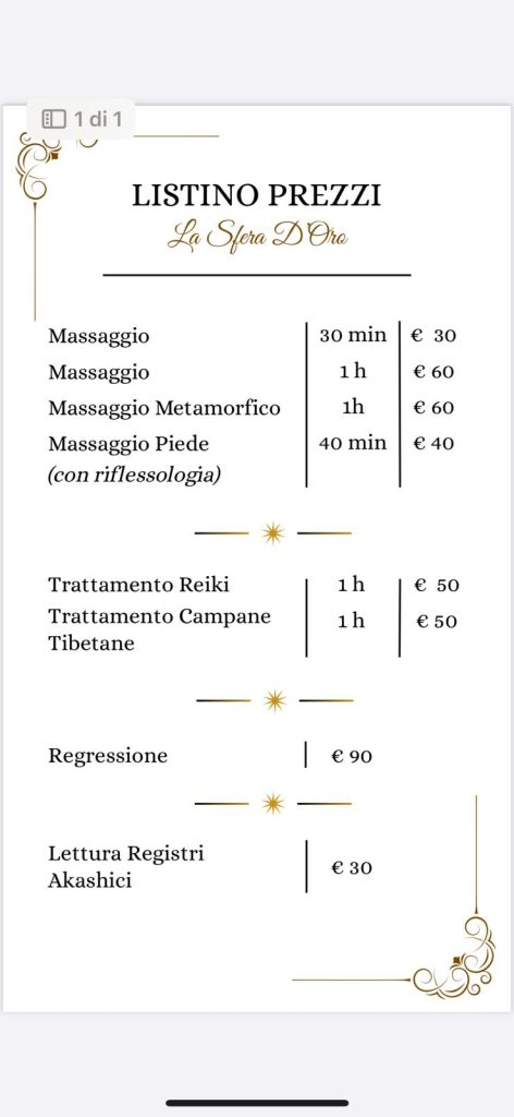 massaggi prezzi durata